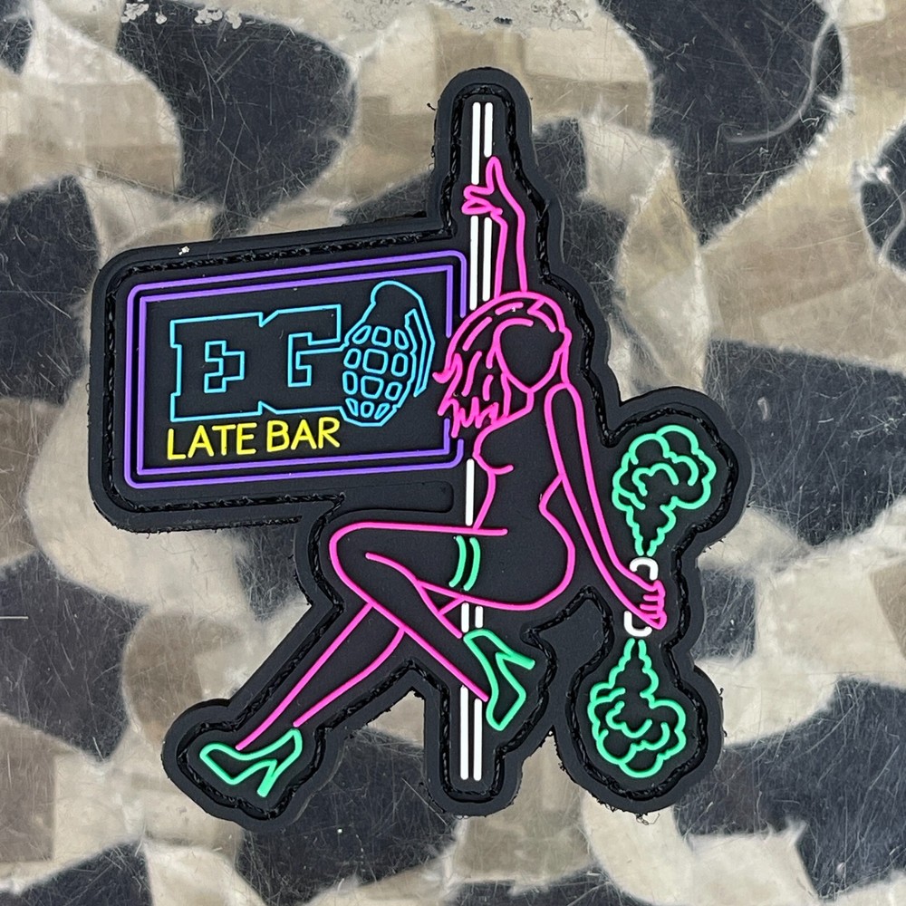 NEW Enola Gaye Neon Stripper Rubber Patch