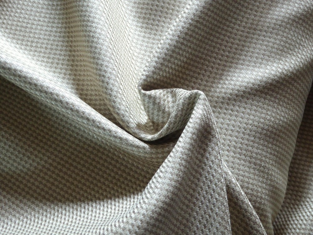 Cream and Taupe Silk/Wool Suiting