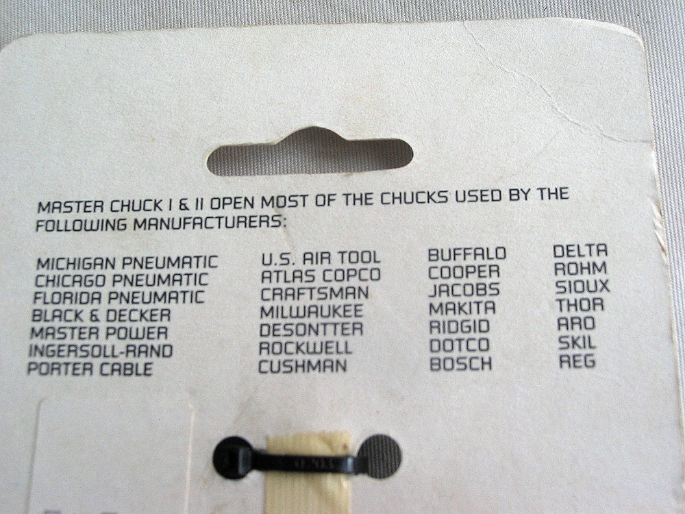Stone Tools ST-13 The Original Professional Master Chuck II Key 127 Combinations