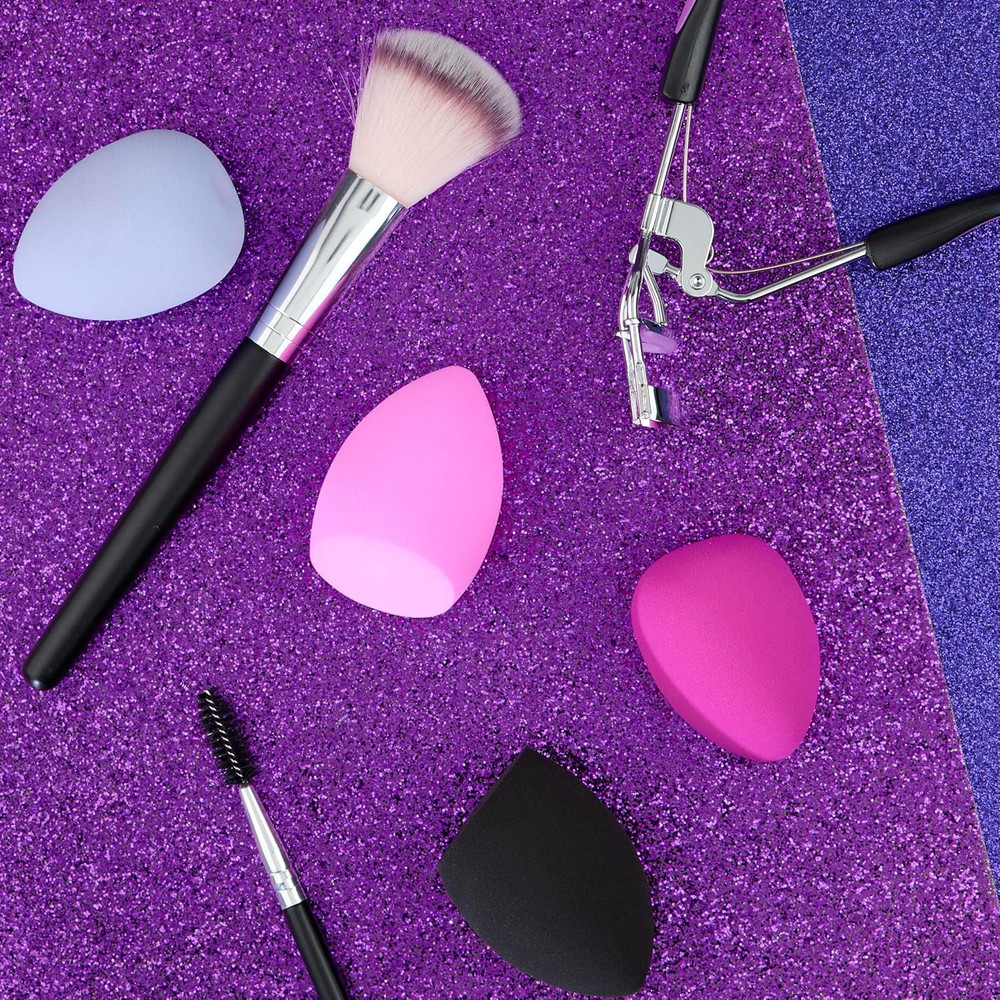 12Pc Beauty Sponge Value Pack - Assorted Cosmetic Makeup Blender Foundation Blus
