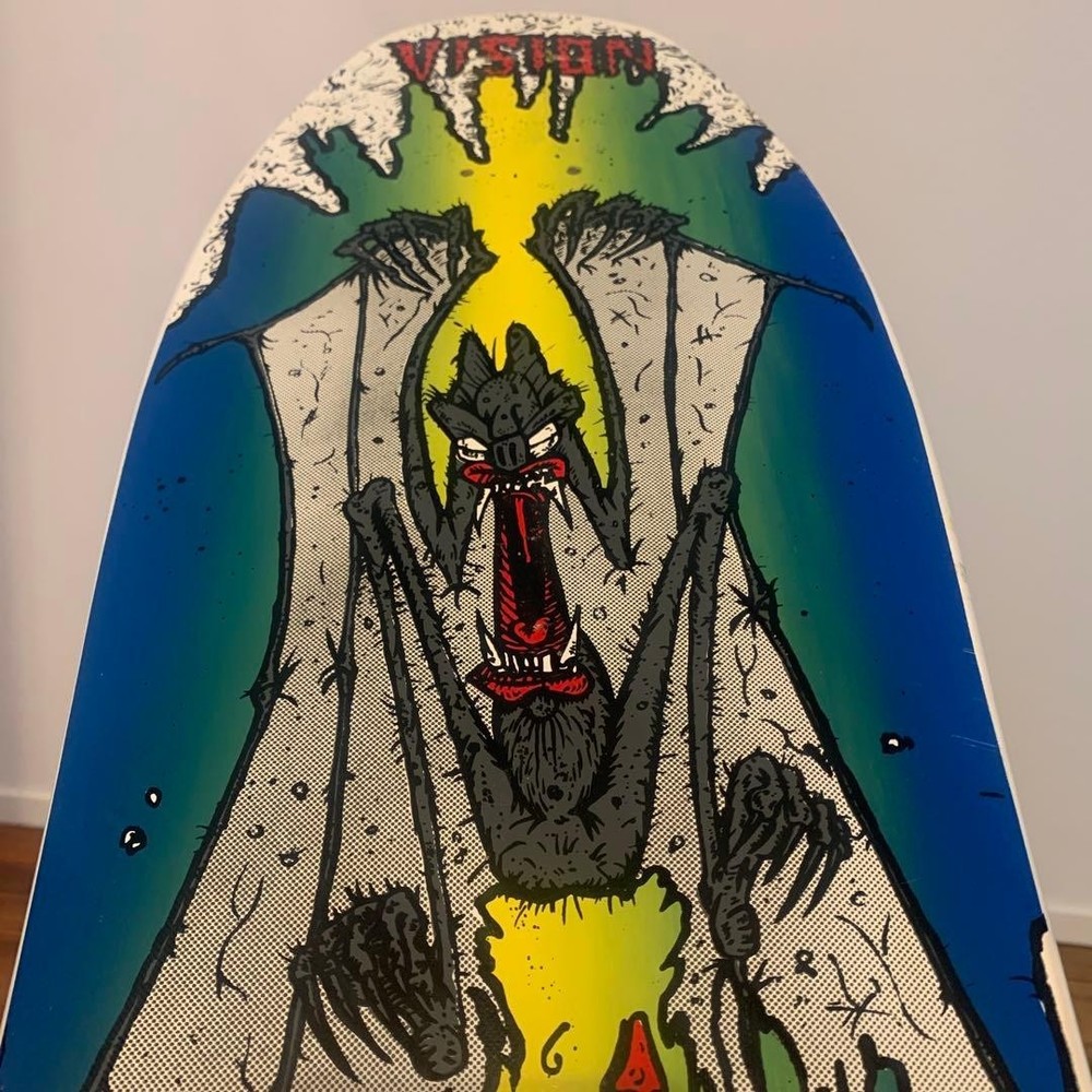 VISION Jinx Bat Design Skateboard Deck 2000s Old School Style