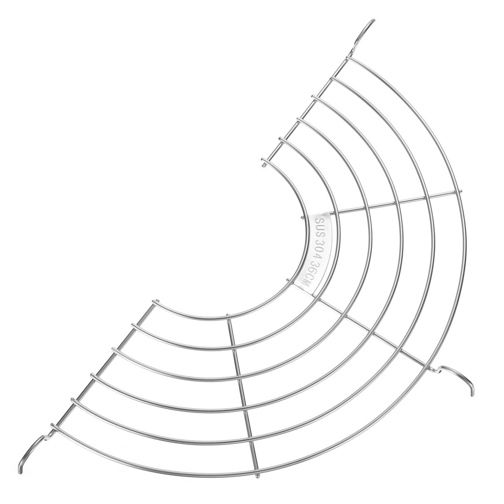 Oil Drain Rack Semi-circular Draining Rack for Fried Food (36cm Long)