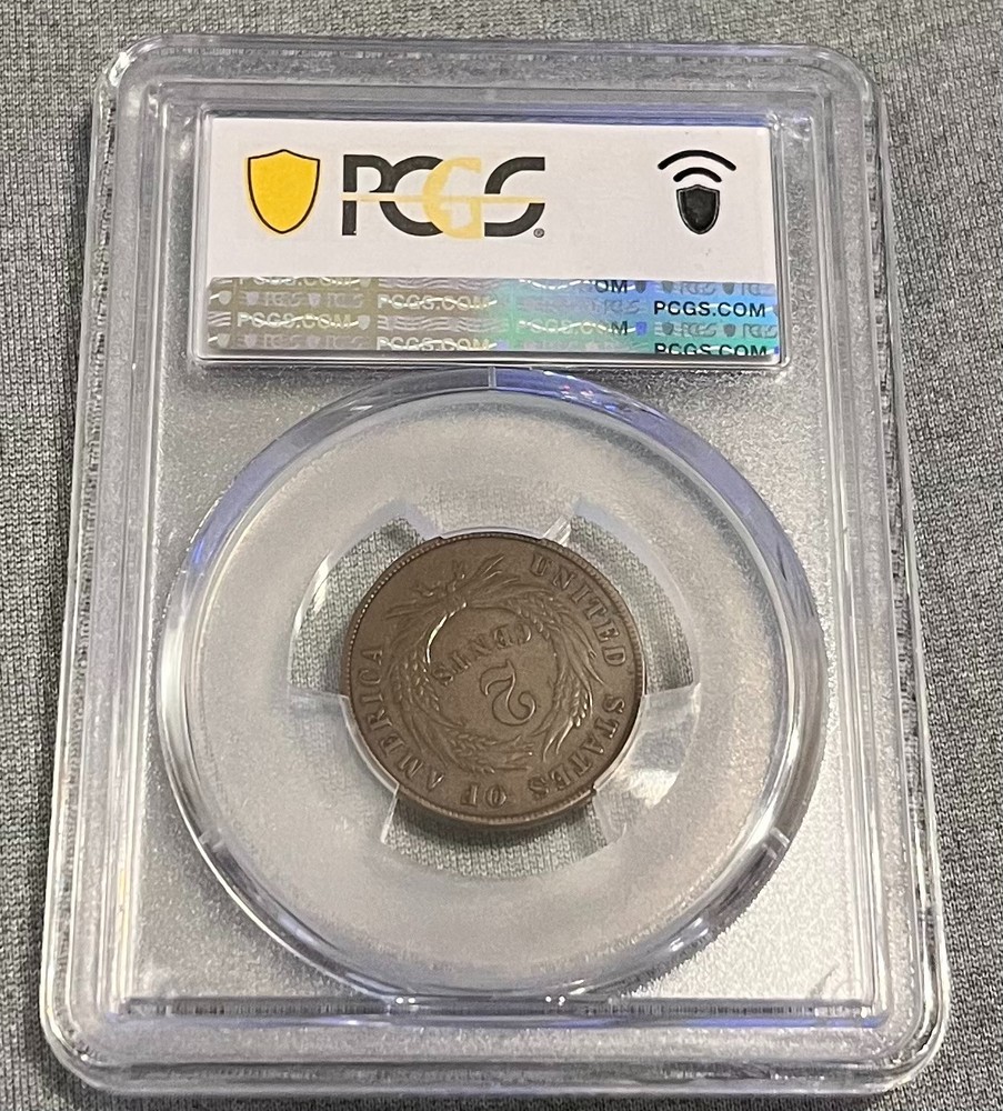 1871 2 Cent PCGS VF 30 Sharp & Appealing Original Better Date
