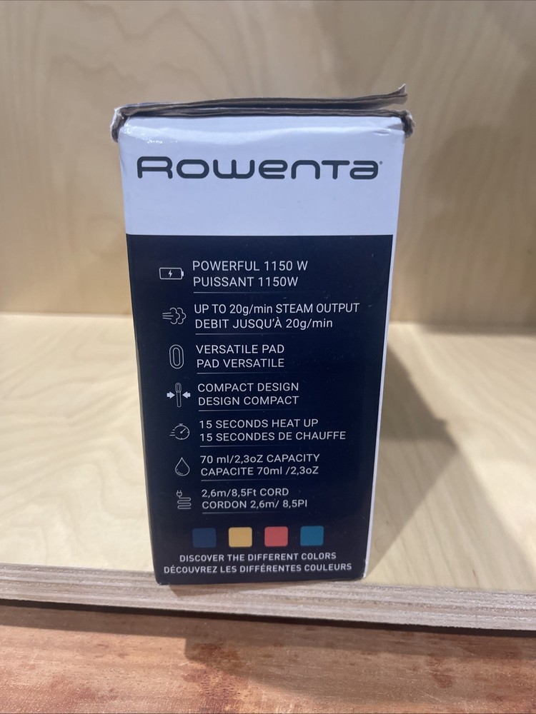 Rowenta Pure Pop Handheld Garment Steamer Blue