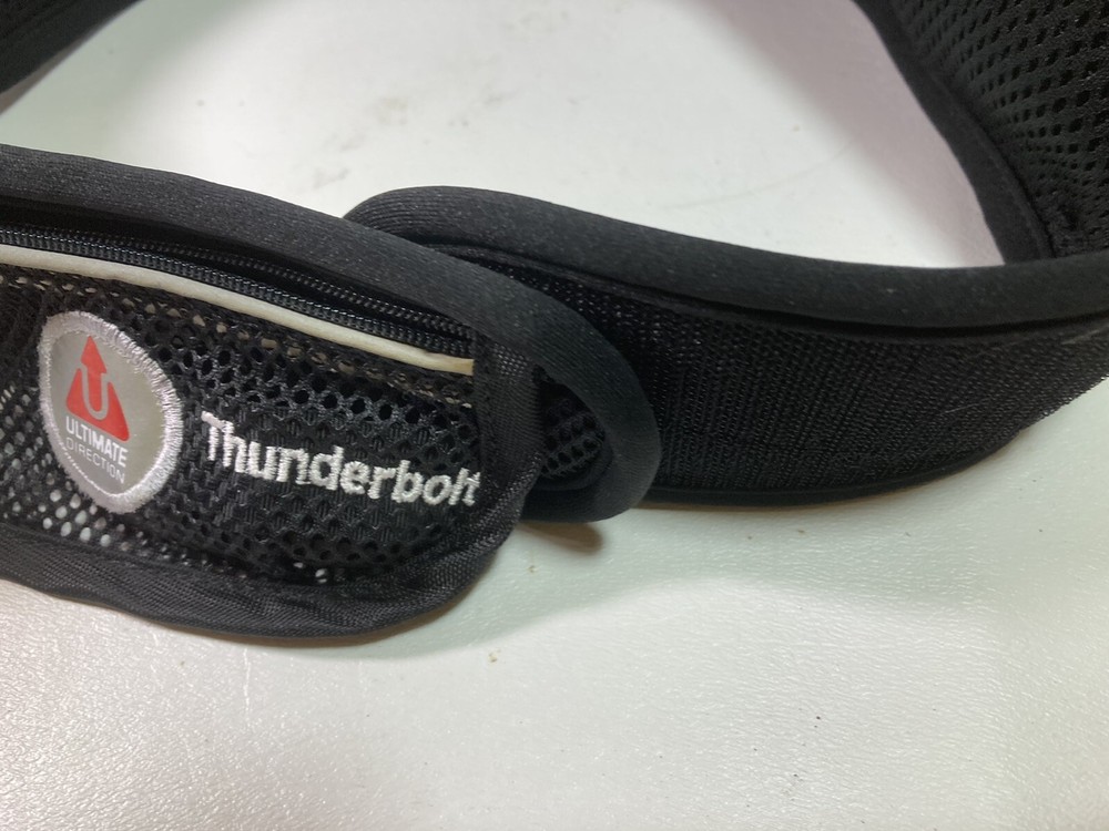 Thunderbolt Ultimate Direction Running Hip Belt. Hydration Zipper Pocket. XS