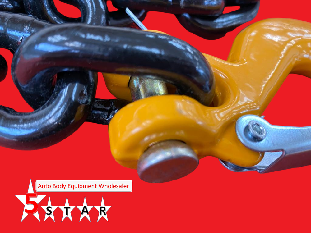 SET#31 AUTO BODY FRAME MACHINE PULLING CHAIN 11 FEET LONG HEAVY DUTY