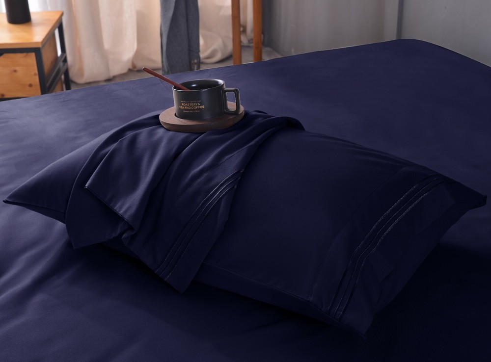 King Size Bamboo Bedsheet Set Silky Deep Pocket Softer Than Cotton Bamboo Sheets