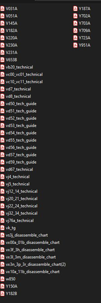 SEIKO - TECHNICAL MANUALS - IN PDF FORMAT -