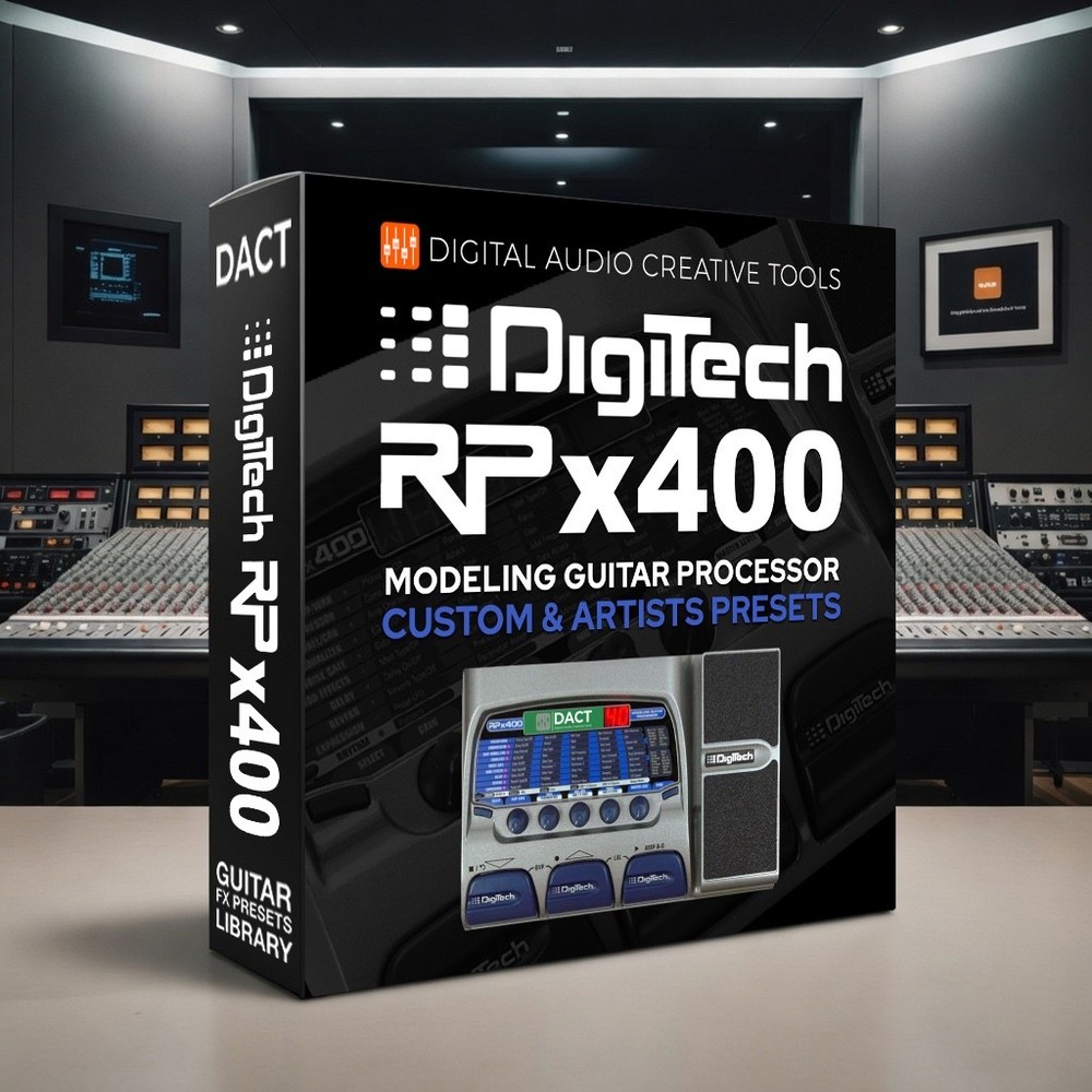 Digitech RPx400 Amplifier Modeling & FX Presets Library