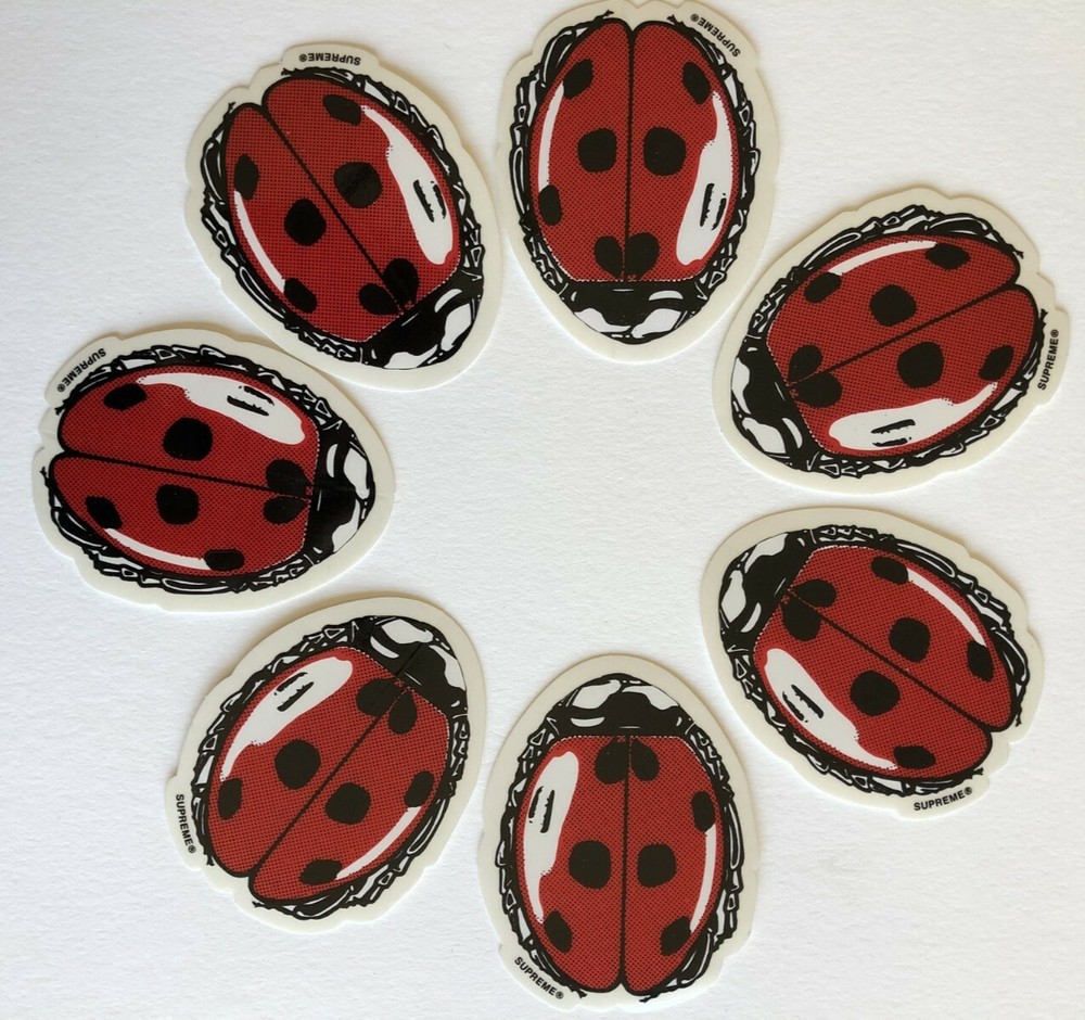 Supreme Ladybug Sticker 100% Authentic SS18 Season