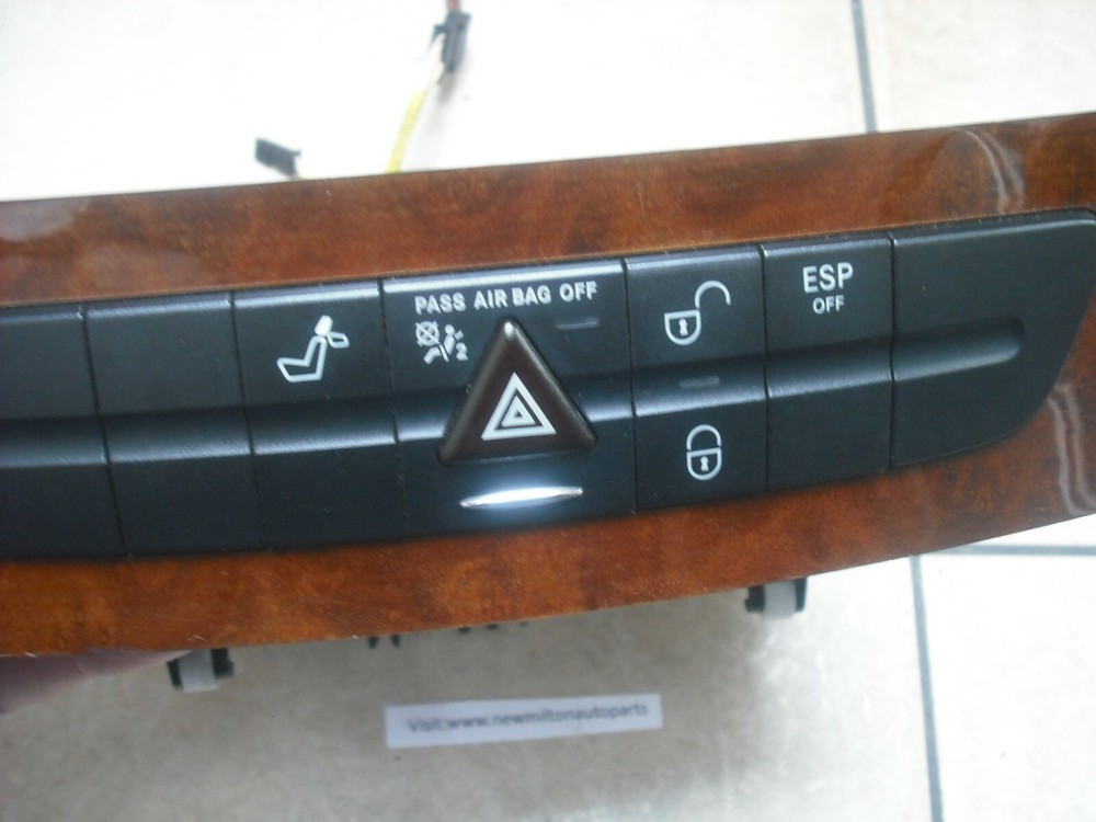 A2116800552 MERCEDES W211 E CLASS 2007 HAZARD SWITCH ESP HEADRESTS