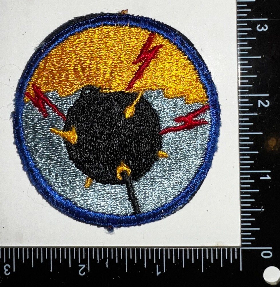WWII USN US Navy Minesweeper Orange Sky Variation Patch