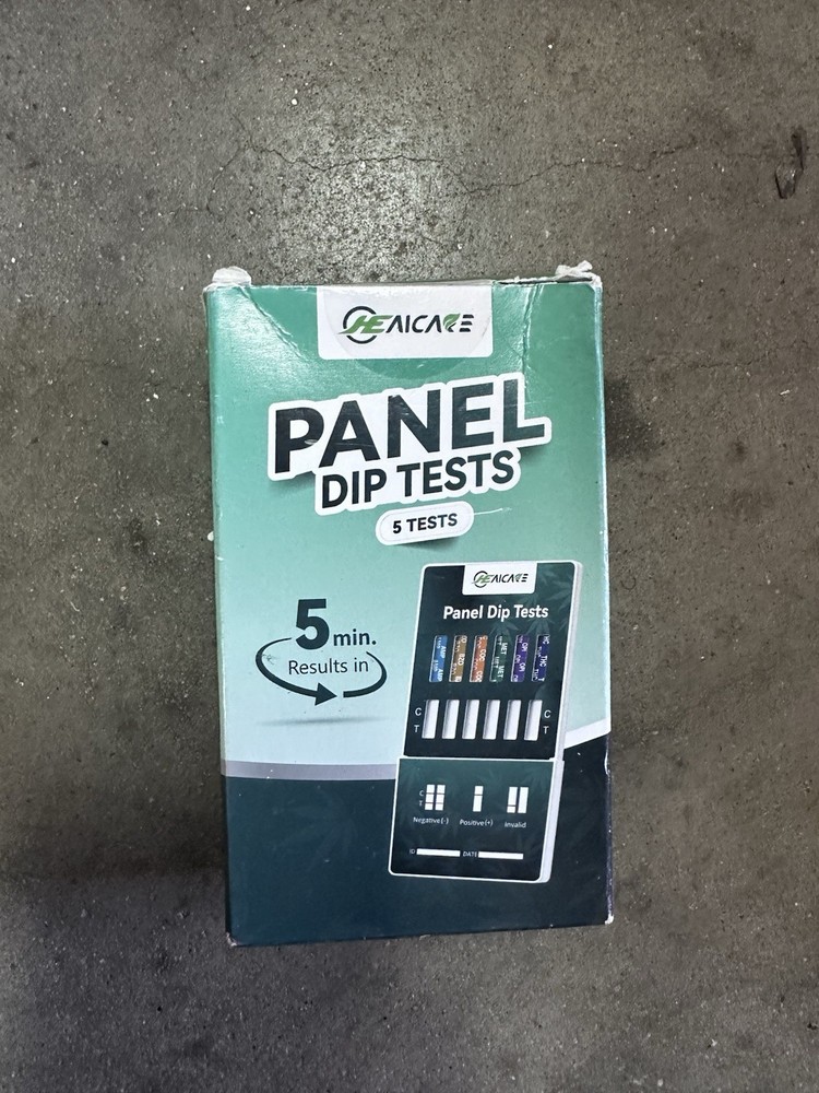 (5 pack) 6 Panel Urine Multi-Drug Test Dip Card