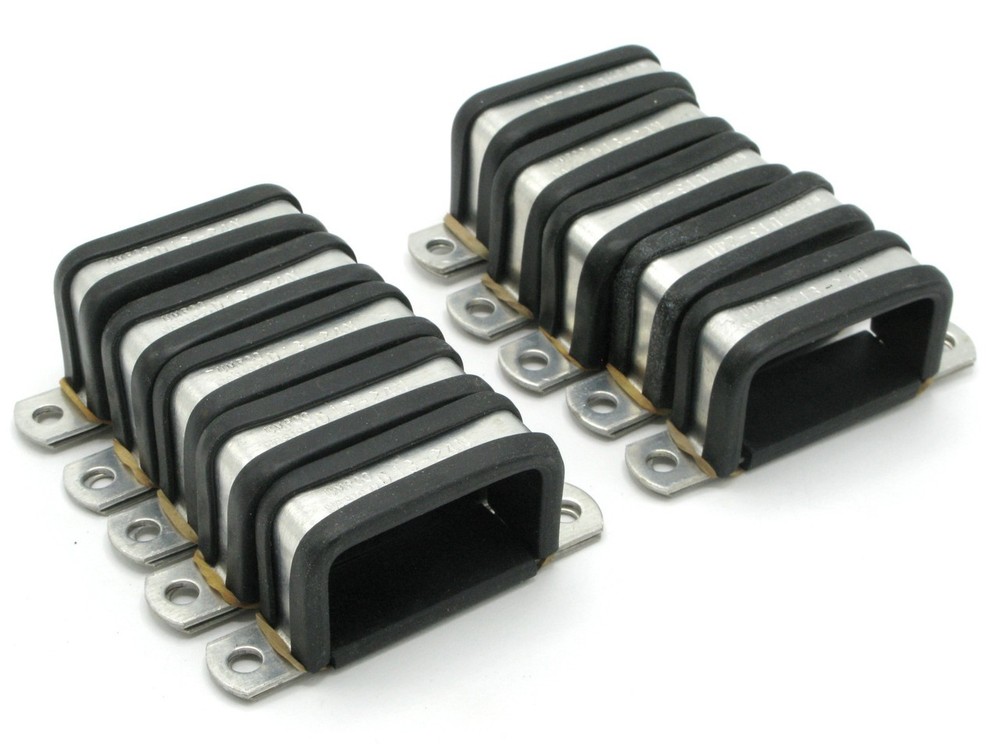 Adel Clamp Retangular, Cushioned, NAS1677D13-24N, 10 Piece Lot