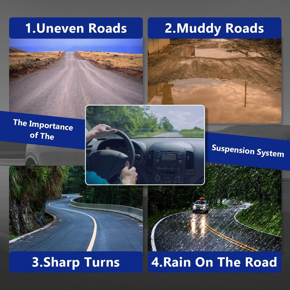 8pcs Front Lower Control Arm Kit for Focus Transit Connect 2013-2018