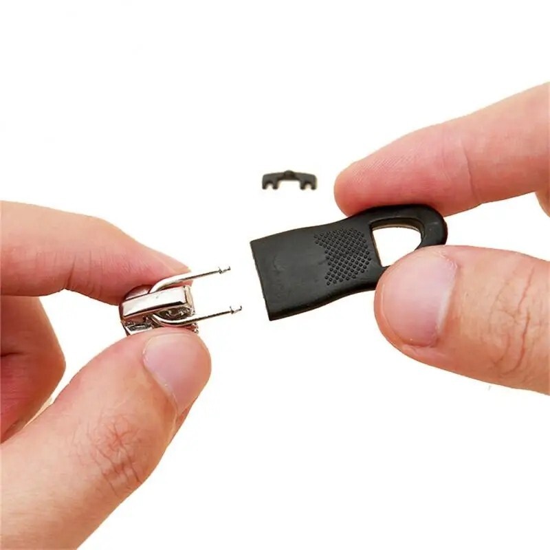 4 PCS Detachable Zipper Pull Replacement Zippers Pull Tabs Zipper Sliders Repair