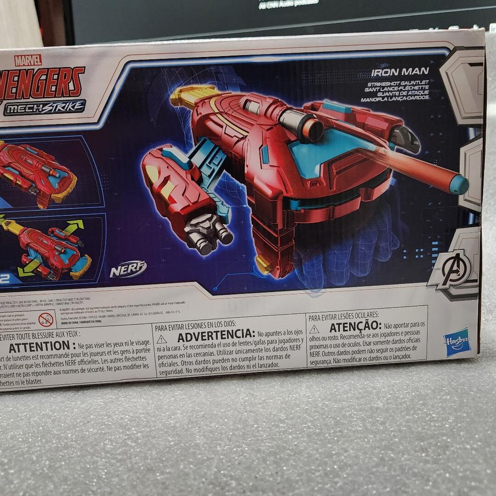 HASBRO NERF MARVEL AVENGERS MECH STRIKE IRON MAN