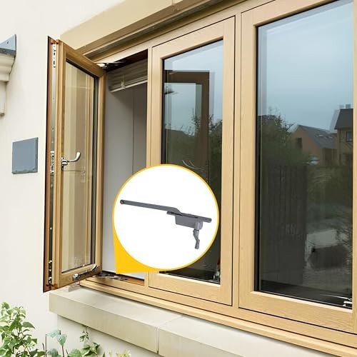 Casement Operator Assembly Aluminum Handle, Right Hand, Die Cast Construction