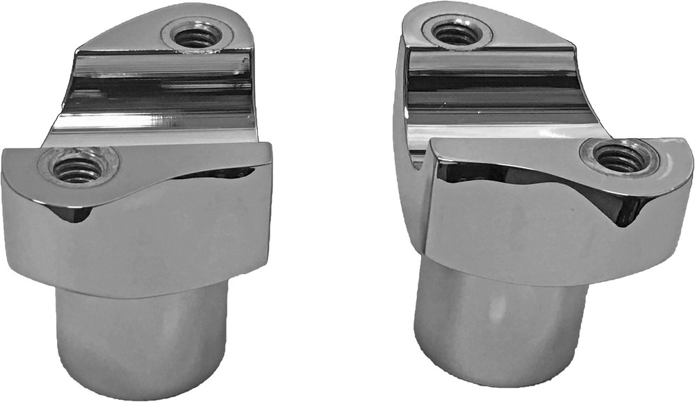 Forged Handlebar Riser - Color: Chrome - Style: Chrome