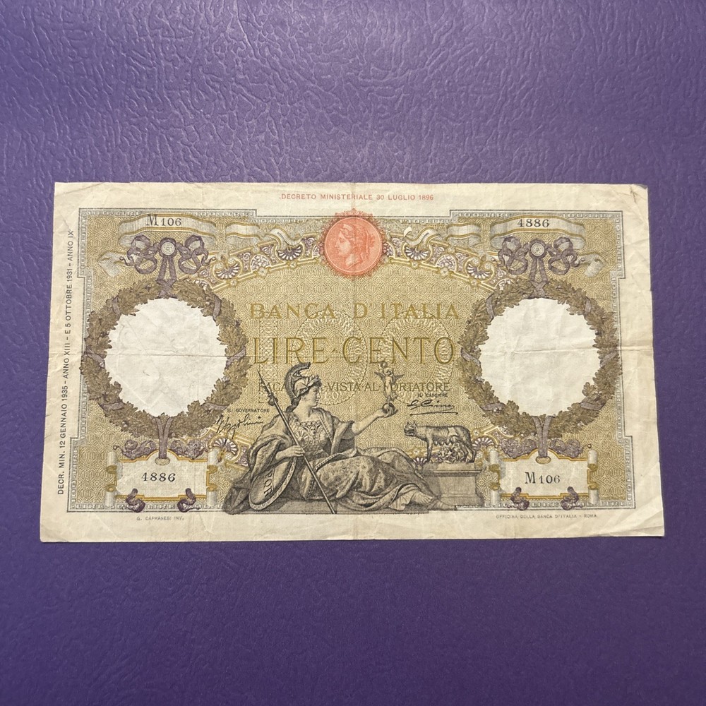 Italia- 100 lire-1935