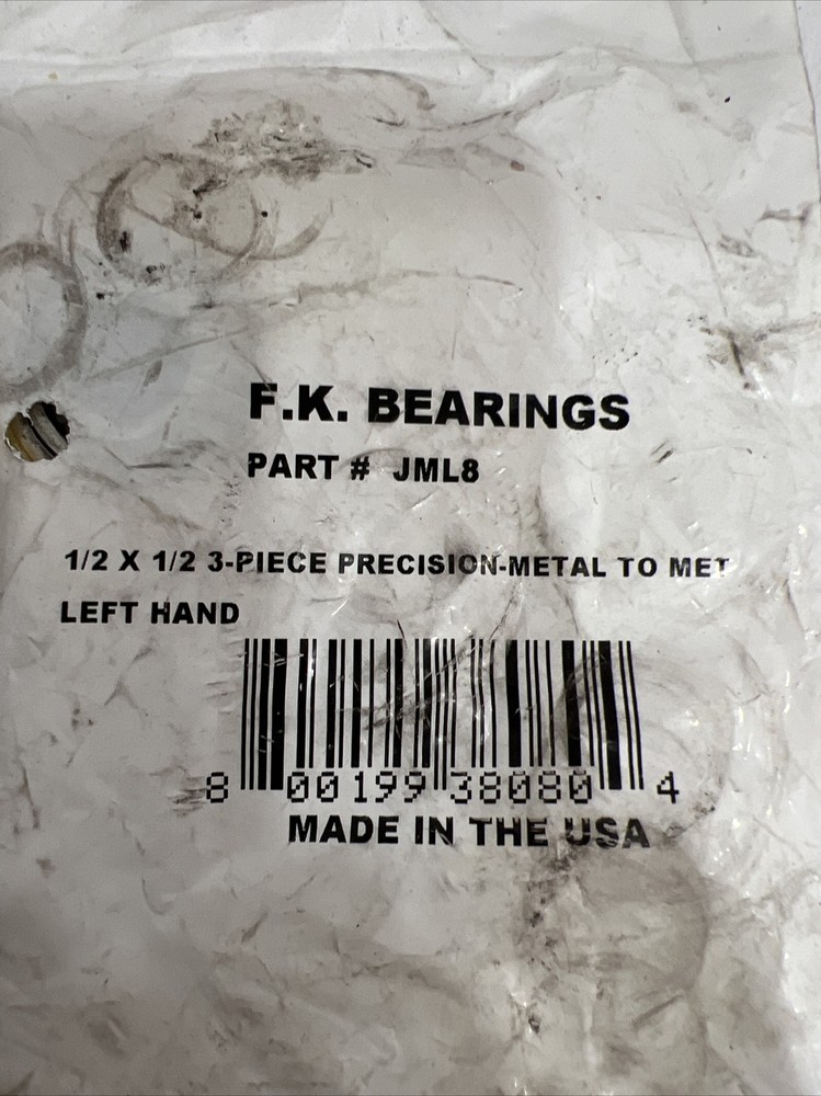 F.K. Bearings Rod End JML8 Heim Joint