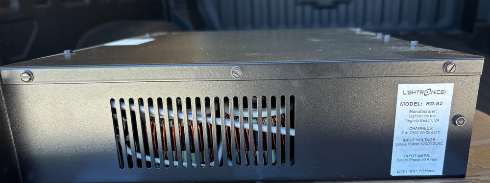 Lightronics RD-82 Lighting 8 channel Dimmer Pack