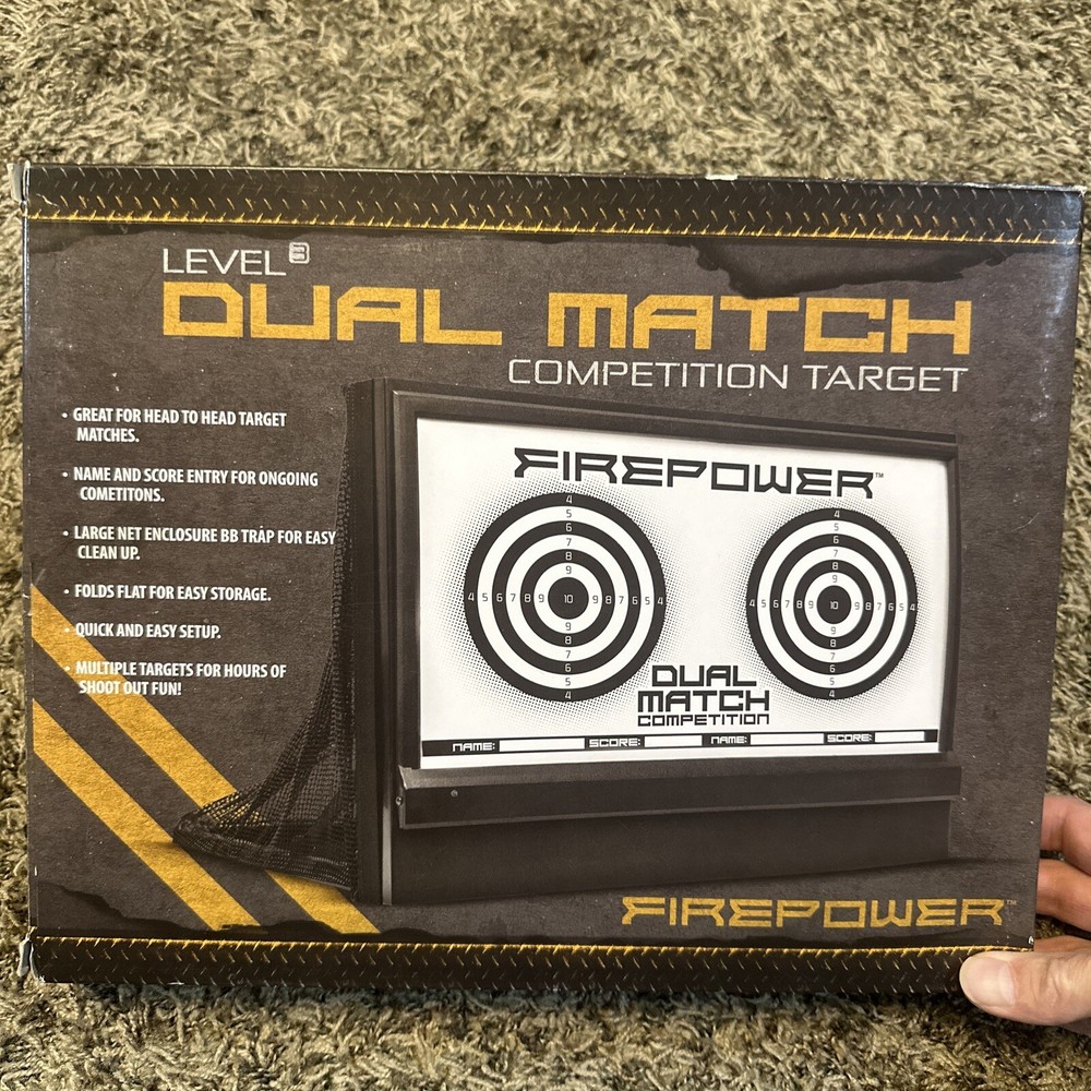 Level 3 Dual Match Competition Target Fire Power Airsoft