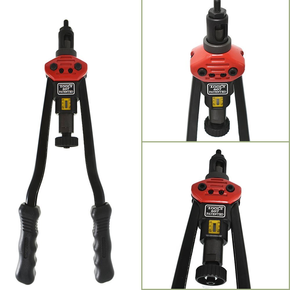 16inch Rivet Gun Kit Rivnut Setting Tools Nut Setter Tool Hand Blind Riveter Gun