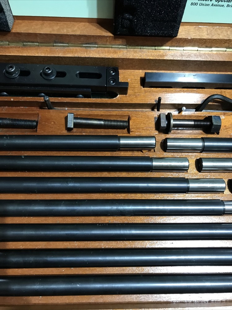MOORE TOOL Co. Complete Set Extension Rods For Sine Table