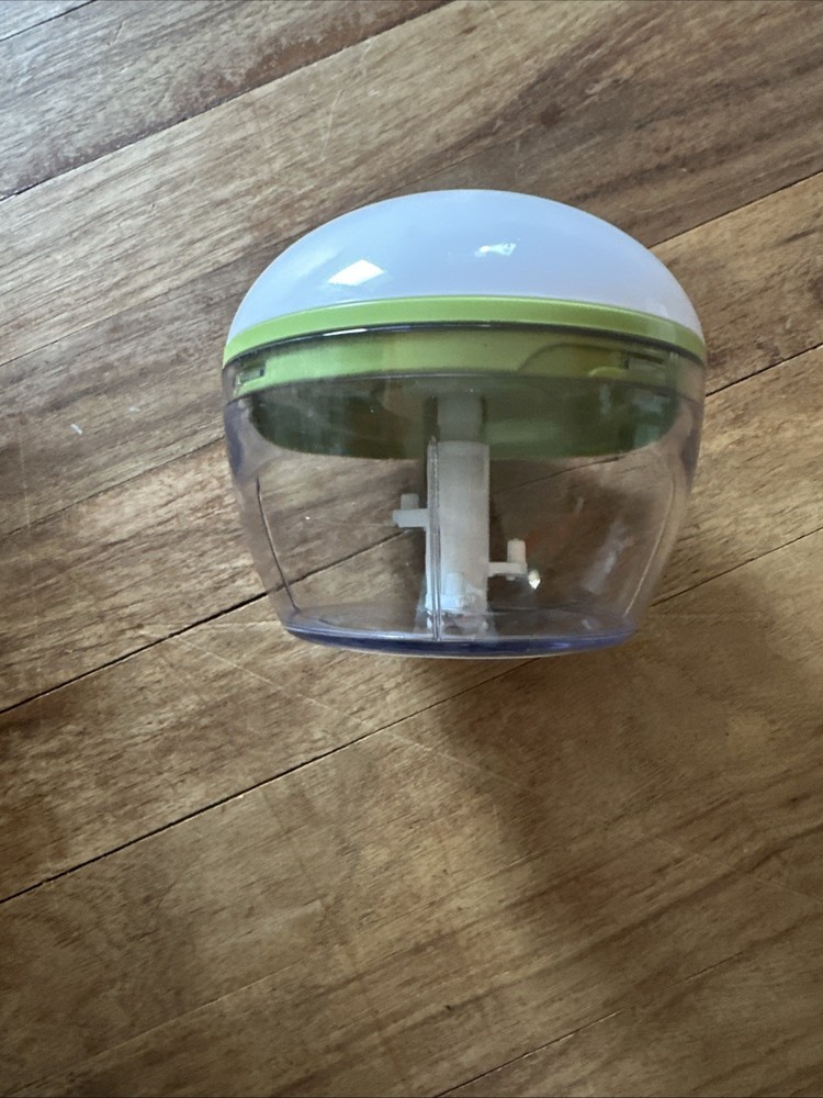 Crofton Pull String Food Chopper - Locking Lid - Plastic - Stainless Steel Blade