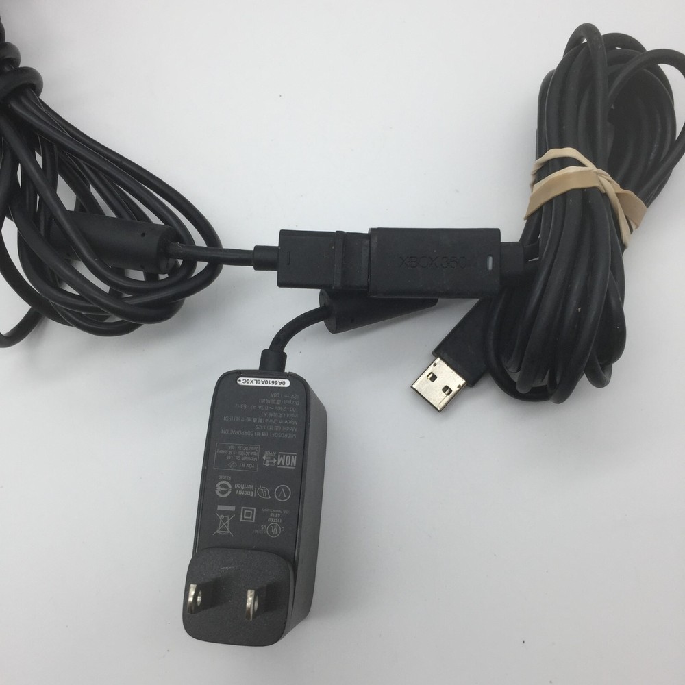 Microsoft Kinect Sensor for Xbox 360 with Power/PC Adapter 1414 Free Shipping