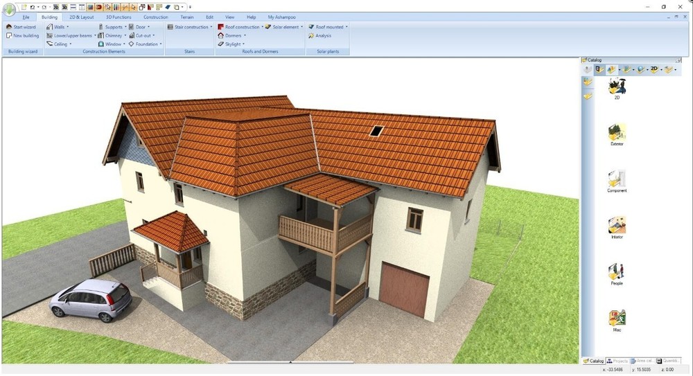 Ashampoo 3D CAD Professional 11 - Architecture more 250 ready-made [USB & DISC]
