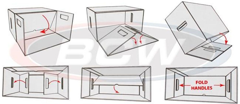 5 BCW Short Comic Book Storage Boxes