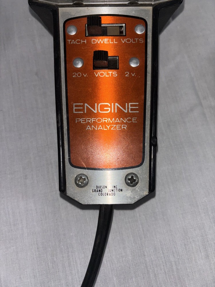 Vintage Dixon Inc Analog Engine Performance Analyzer - lot w/ 3 vintage tools