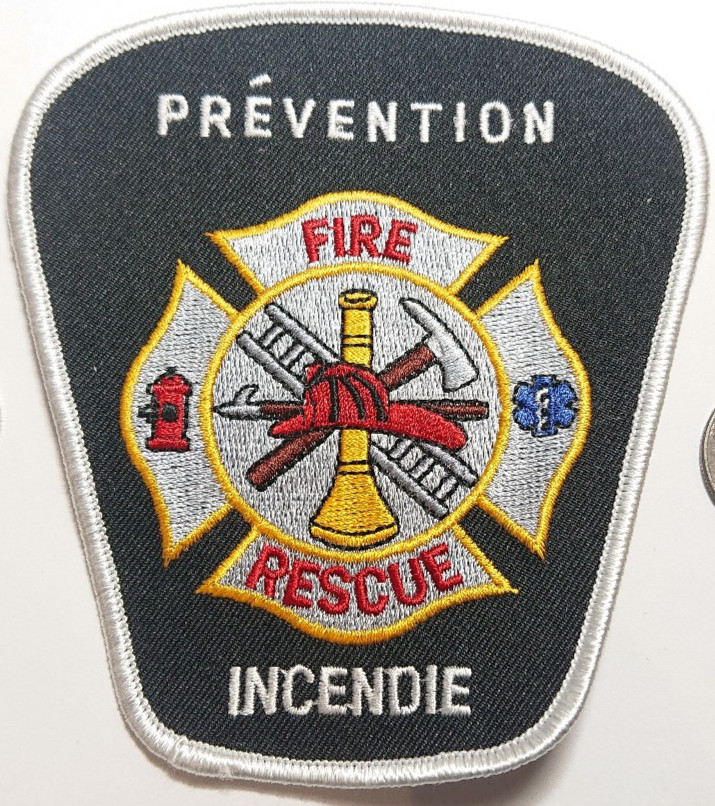 Prevention Incendie Fire Rescue Patch Badge Crest