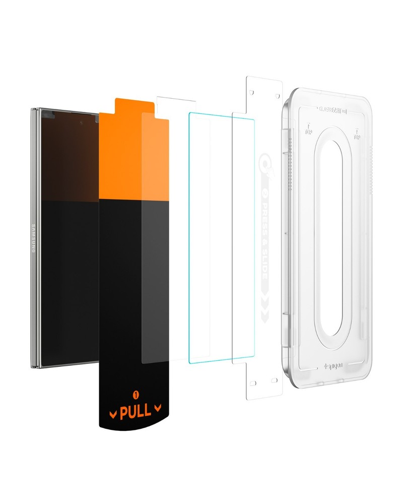 For Galaxy Z Fold 7 | Spigen [Glas.tR EZ Fit] Transparent Screen Protector