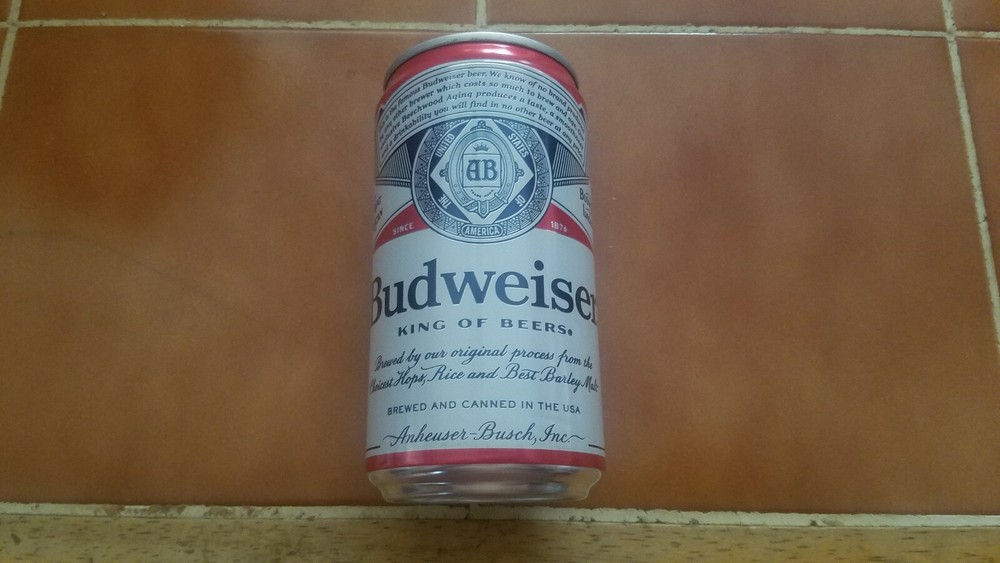 Obsolete Budweiser mini 8 oz  beer can