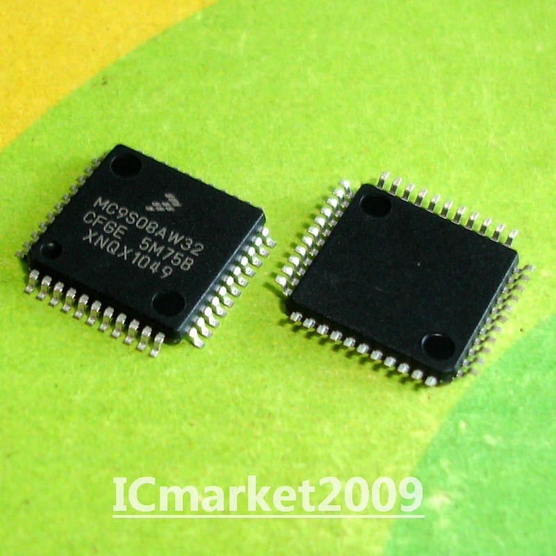 5 PCS MC9S08AW32CFGE LQFP-44 MC9S08AW32 Microcontrollers Chip