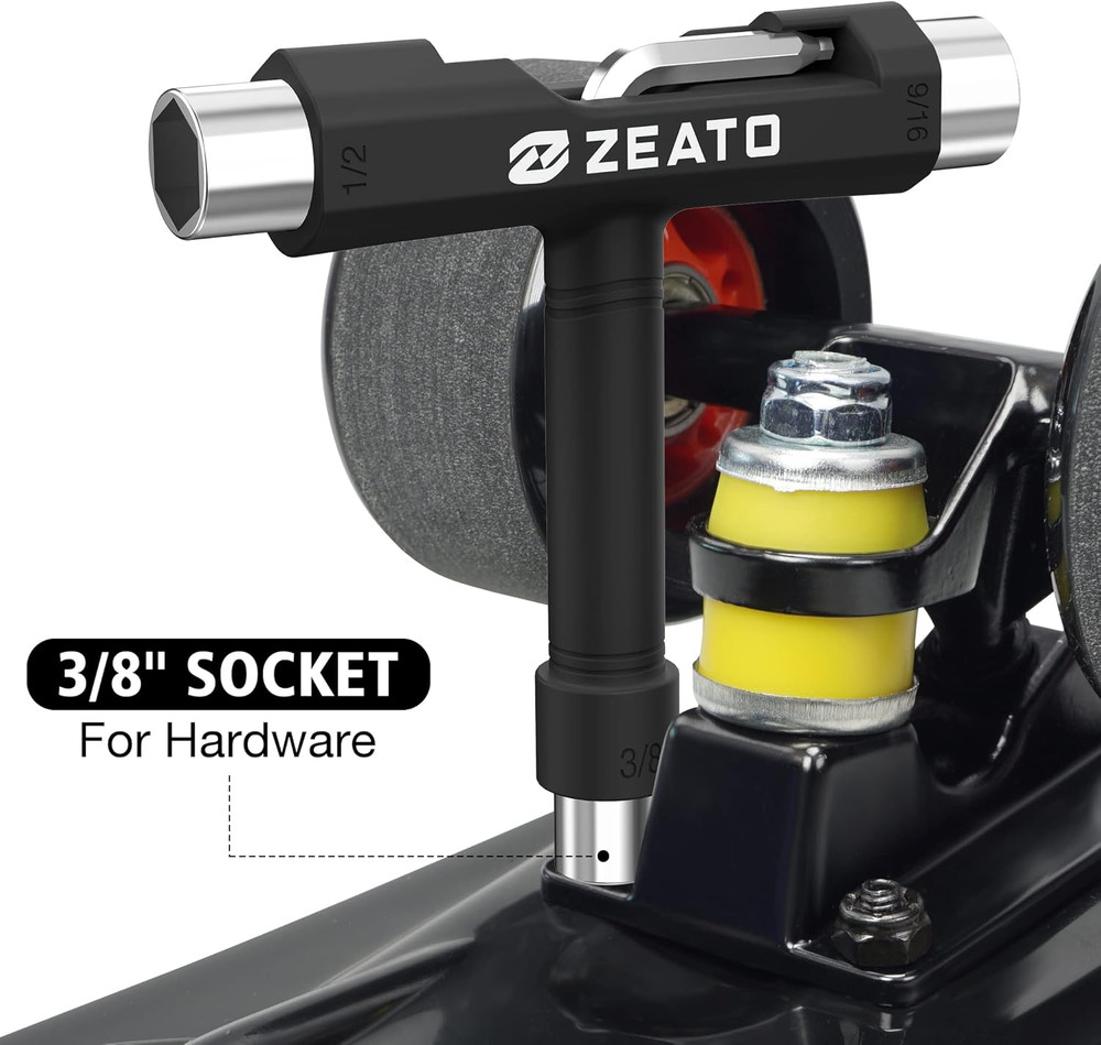 All-In-One Skate Tools Multi-Function Portable Skateboard T Tool Accessory with