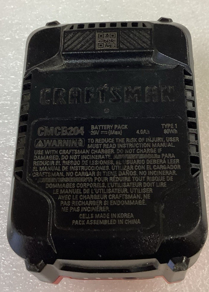 CRAFTSMAN CMCB204 V20 4.0AH LITHIUM