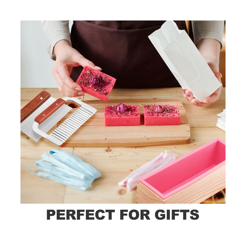 Rectangular Soap Mold Kit with Cutter- 42oz Flexible Silicone L... FAST USA SHIP