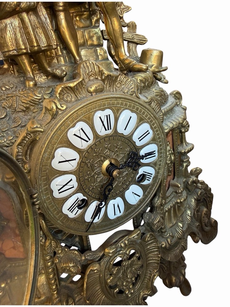 Franz Hermle Brass Clock
