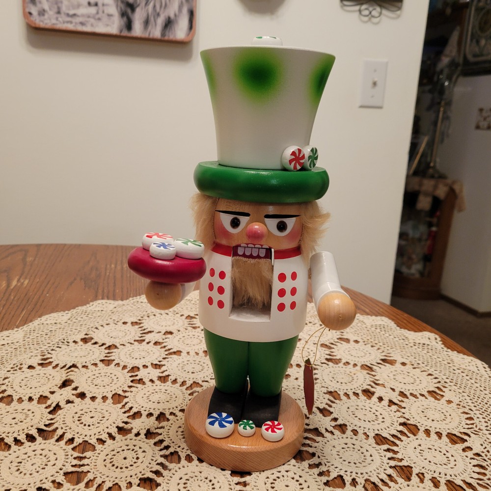 NIB Steinbach 12 in. Nutcracker TROLL CANDYMAKER Hangtag & COA