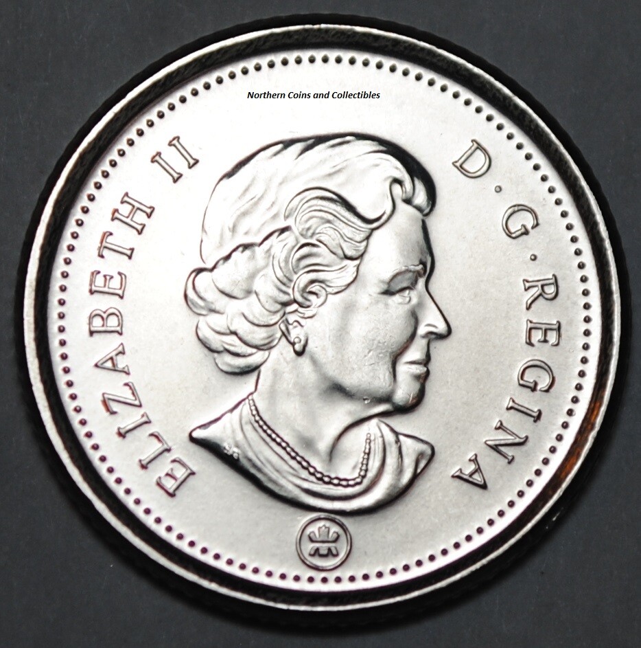 Canada 2007 BU Nice UNC 10 cent Canadian Dime from mint roll