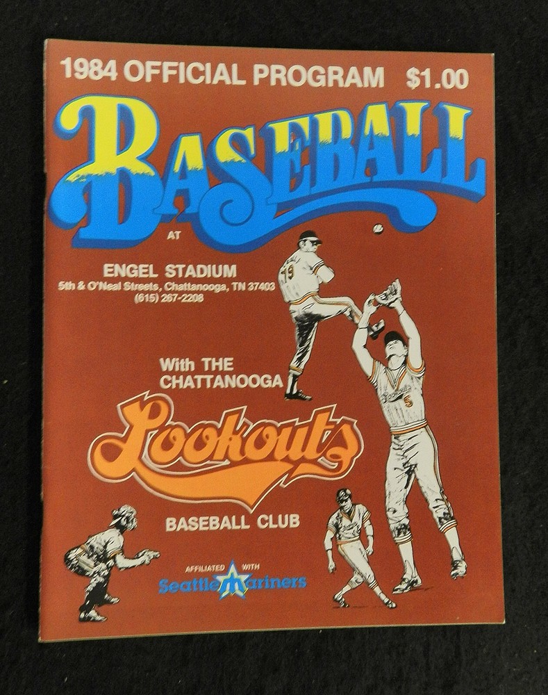 1984 CHATTANOOGA LOOKOUTS BASEBALL PROGRAM