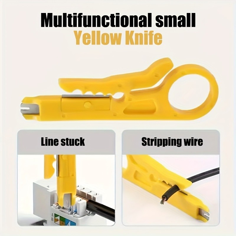 Network Tool Kit - RJ45 Crimper, Tester & Strippers for Ethernet Cable Work