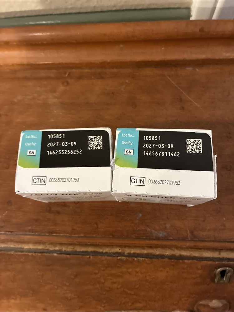 ACCU-CHEK TEST STRIPS / 2 Boxes 50 Each / Dated 3/9/27