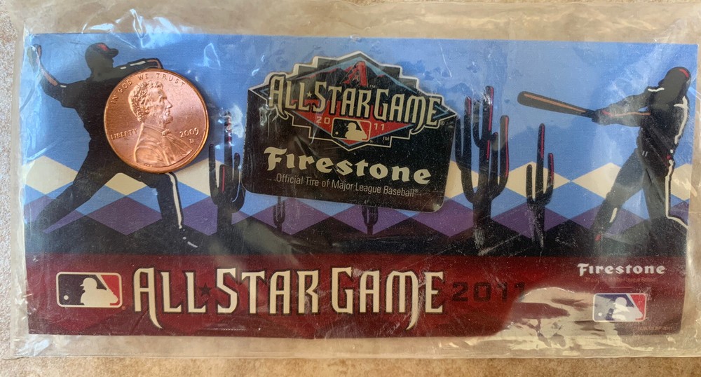 2011 MLB All Star Game Firestone Pin Diamondbacks NEW SEALED