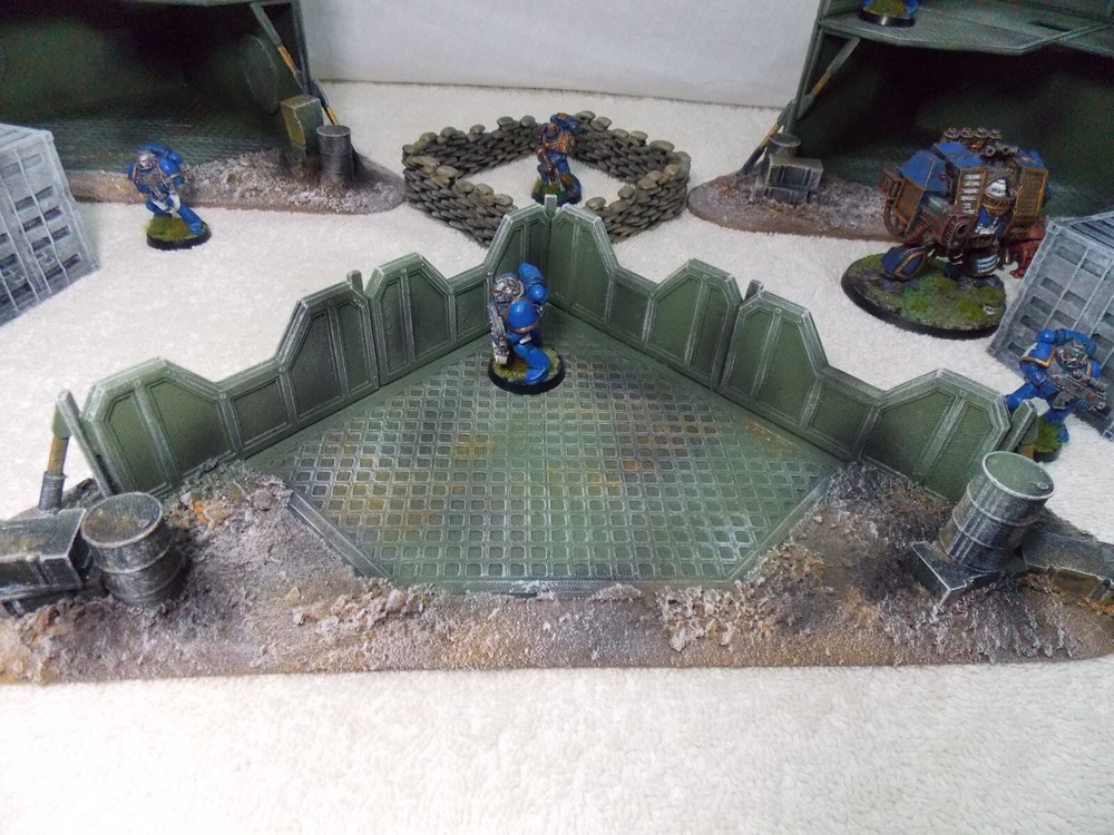 WARGAMING TERRAIN PAINTED BUNDLE 9 PIECE SET .....ADVANCE ORDERS