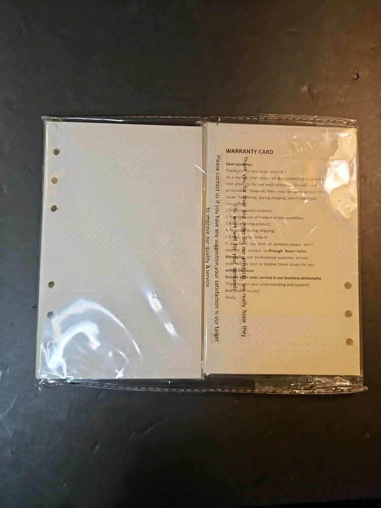 A6 Refill Paper Ganiser- Dotted Pages 320